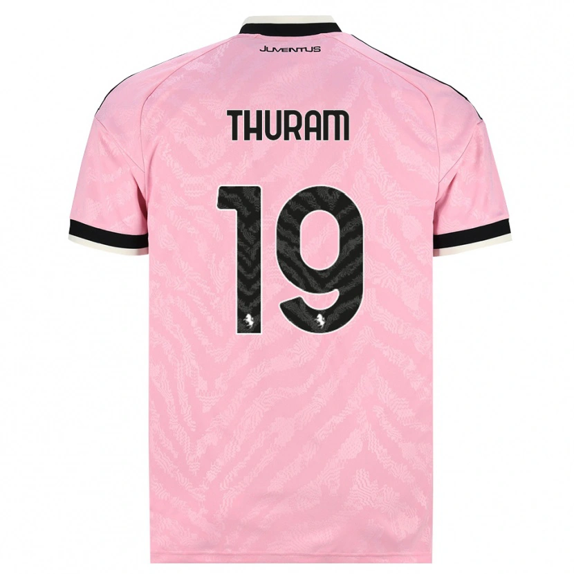 Danxen Homem Camisola Khéphren Thuram #19 Preto Rosa Alternativa 2026/27 Camisa