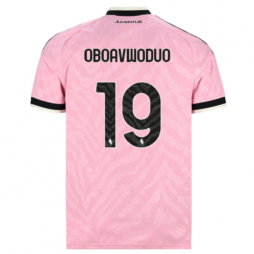 Danxen Homem Camisola Justin Oboavwoduo #19 Preto Rosa Alternativa 2026/27 Camisa