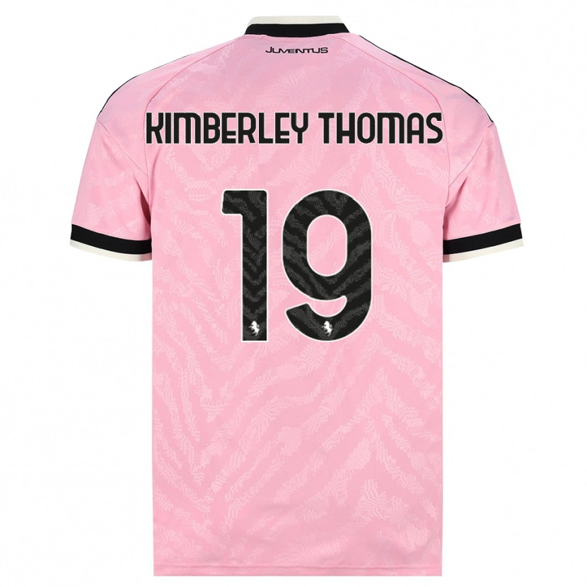 Danxen Homem Camisola Lindsey Kimberley Thomas #19 Preto Rosa Alternativa 2026/27 Camisa