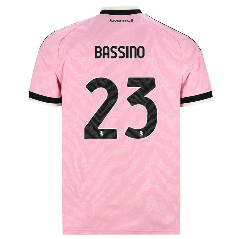Danxen Homem Camisola Alessandro Bassino #23 Preto Rosa Alternativa 2026/27 Camisa