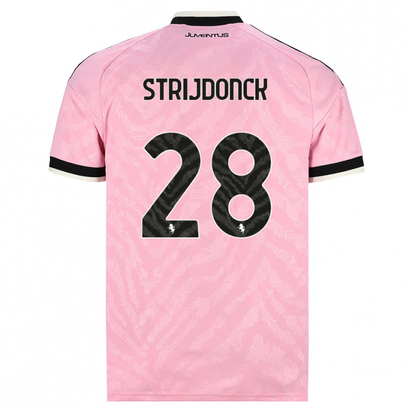 Danxen Homem Camisola Bayron Strijdonck #28 Preto Rosa Alternativa 2026/27 Camisa