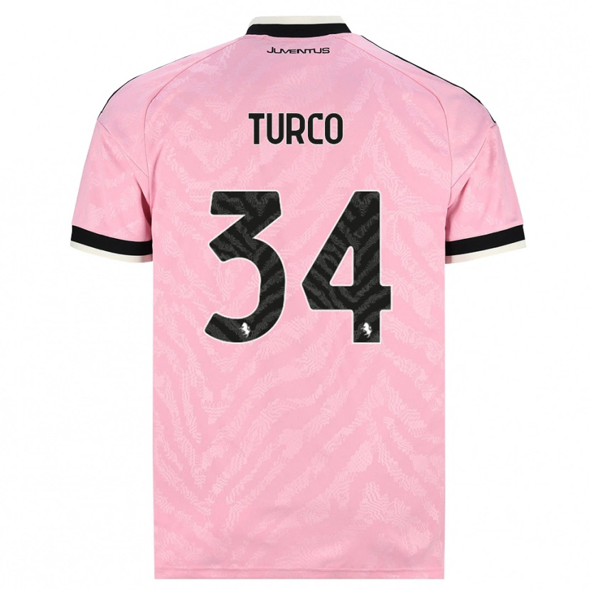 Danxen Homem Camisola Stefano Turco #34 Preto Rosa Alternativa 2026/27 Camisa