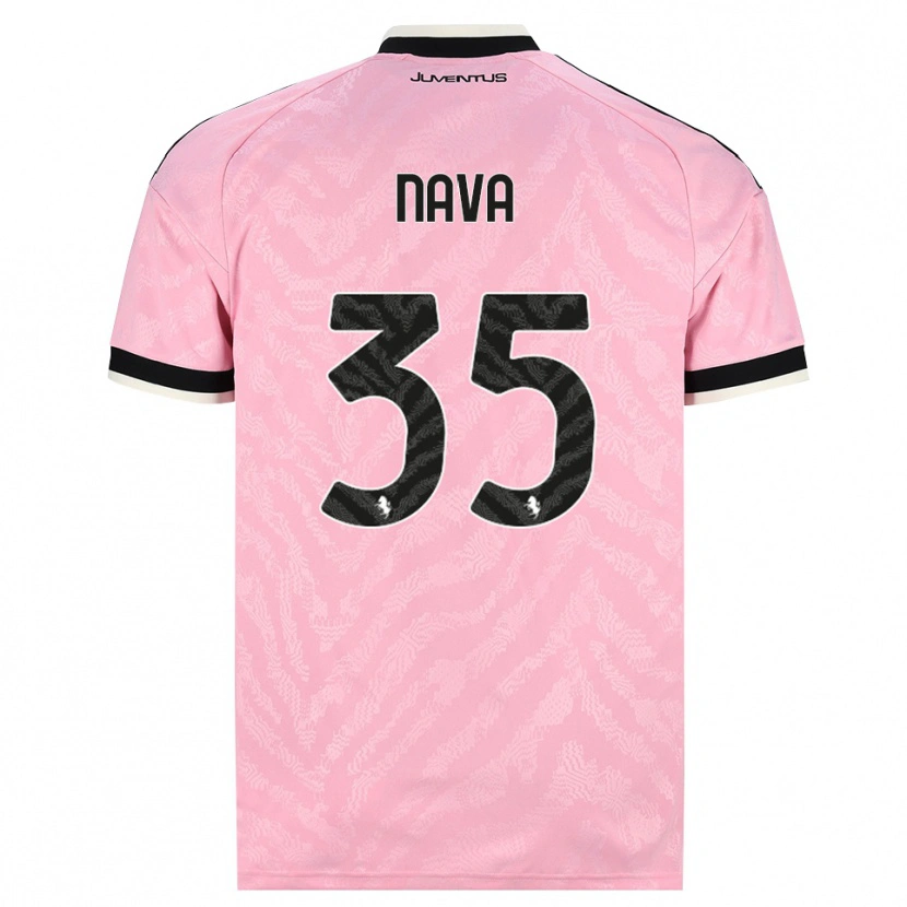 Danxen Homem Camisola Sebastiano Nava #35 Preto Rosa Alternativa 2026/27 Camisa