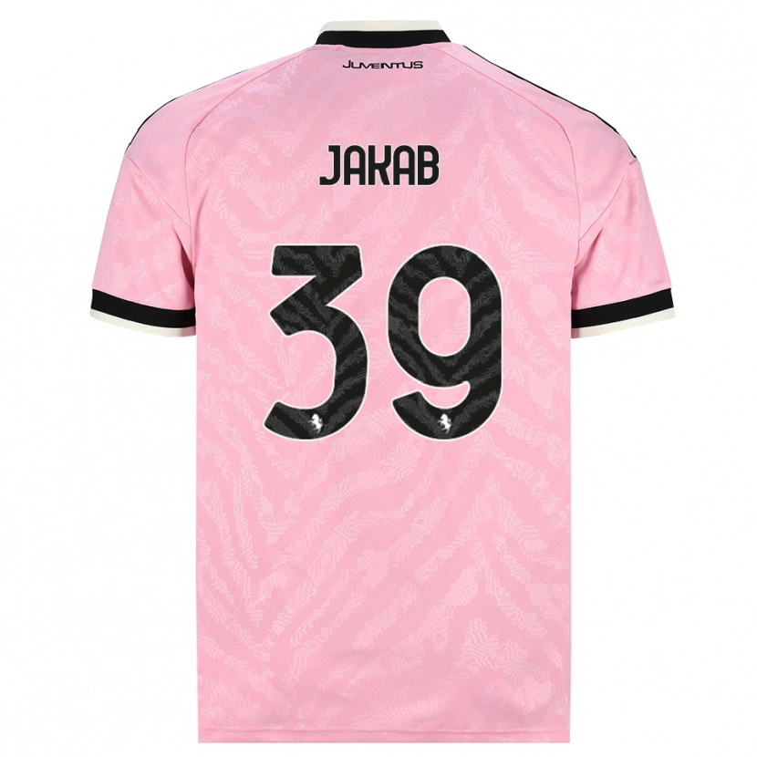 Danxen Homem Camisola Mátyás Jakab #39 Preto Rosa Alternativa 2026/27 Camisa