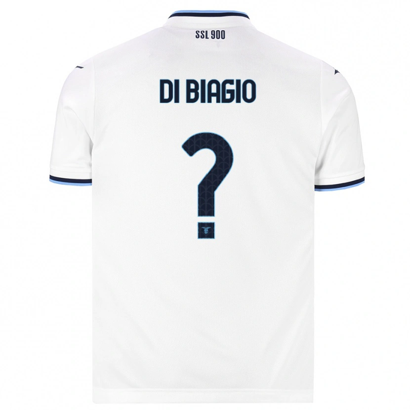 Danxen Homem Camisola Simone Di Biagio #0 Branco Azul Marinho Alternativa 2026/27 Camisa