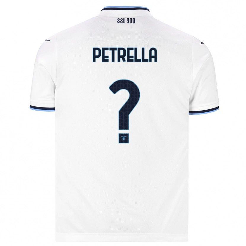 Danxen Homem Camisola Anthony Petrella #0 Branco Azul Marinho Alternativa 2026/27 Camisa