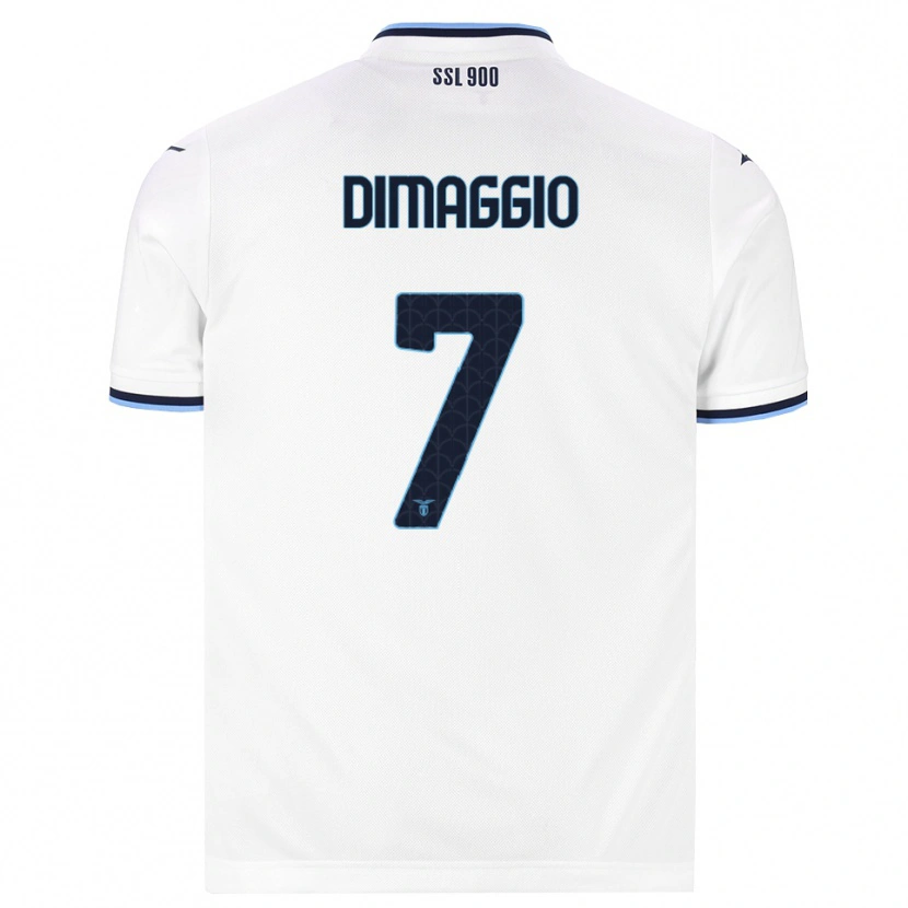 Danxen Homem Camisola Cosimo Dimaggio #7 Branco Azul Marinho Alternativa 2026/27 Camisa