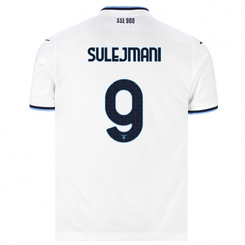 Danxen Homem Camisola Flavio Sulejmani #9 Branco Azul Marinho Alternativa 2026/27 Camisa
