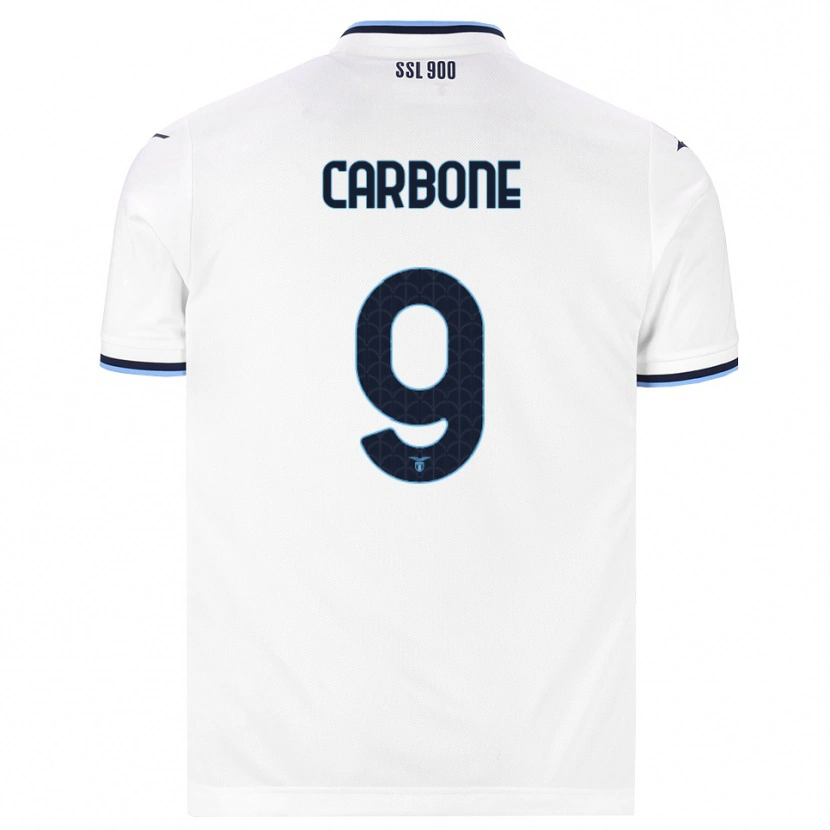 Danxen Homem Camisola Giovanni Carbone #9 Branco Azul Marinho Alternativa 2026/27 Camisa