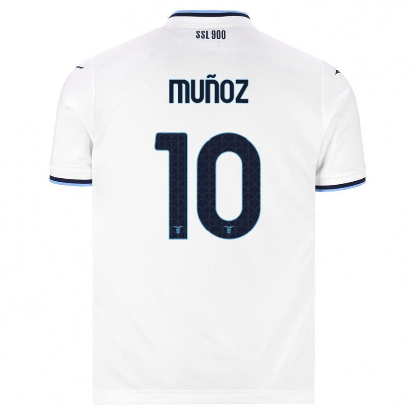 Danxen Homem Camisola Cristo Muñoz #10 Branco Azul Marinho Alternativa 2026/27 Camisa