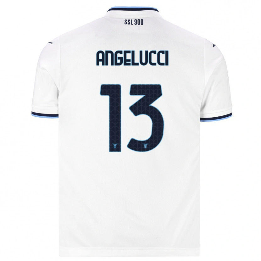 Danxen Homem Camisola Valerio Angelucci #13 Branco Azul Marinho Alternativa 2026/27 Camisa