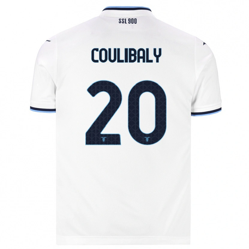 Danxen Homem Camisola Larsson Coulibaly #20 Branco Azul Marinho Alternativa 2026/27 Camisa