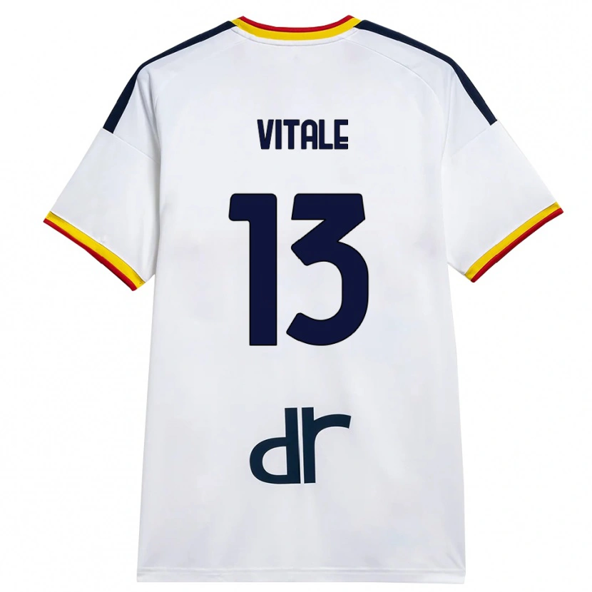 Danxen Homem Camisola Leonardo Vitale #13 Branco Amarelo Vermelho Alternativa 2026/27 Camisa
