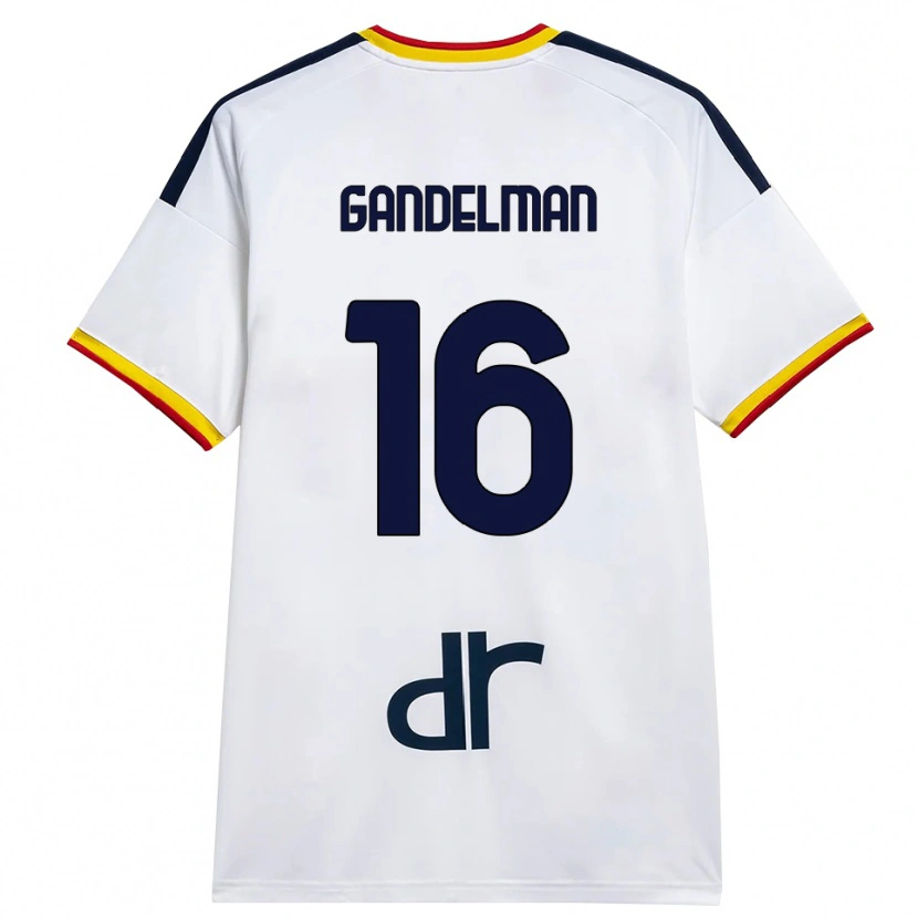 Danxen Homem Camisola Omri Gandelman #16 Branco Amarelo Vermelho Alternativa 2026/27 Camisa