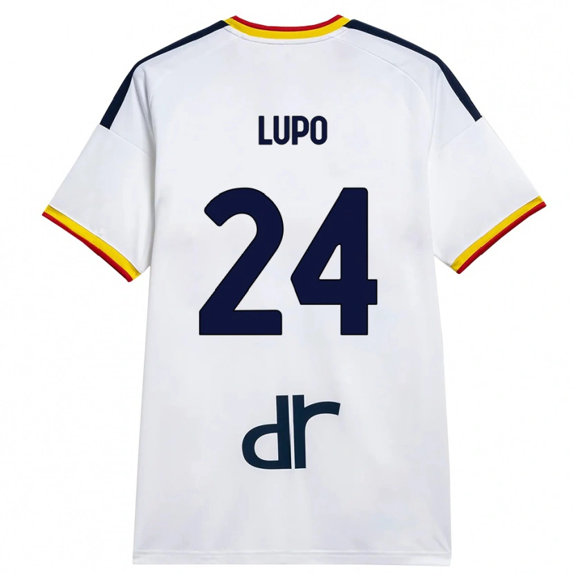 Danxen Homem Camisola Christian Lupo #24 Branco Amarelo Vermelho Alternativa 2026/27 Camisa