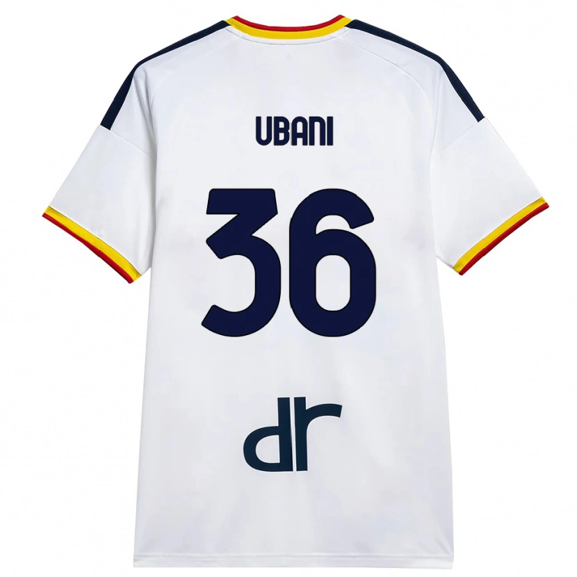 Danxen Homem Camisola Marlon Ubani #36 Branco Amarelo Vermelho Alternativa 2026/27 Camisa