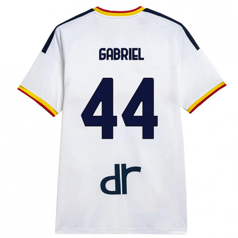 Danxen Homem Camisola Tiago Gabriel #44 Branco Amarelo Vermelho Alternativa 2026/27 Camisa