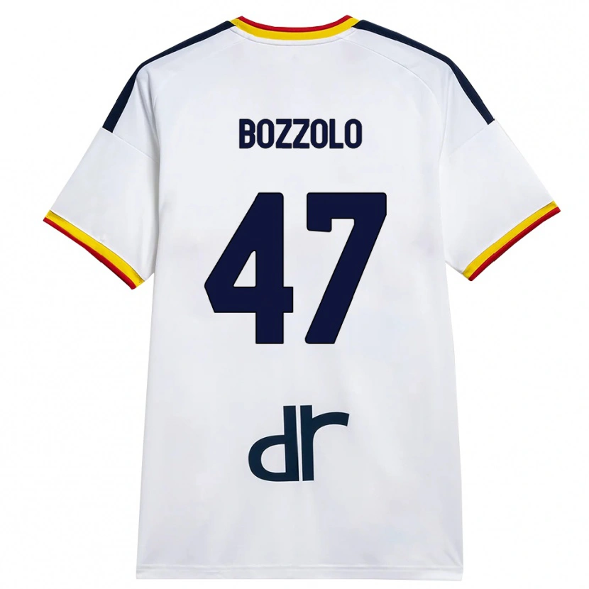 Danxen Homem Camisola Alessandro Bozzolo #47 Branco Amarelo Vermelho Alternativa 2026/27 Camisa