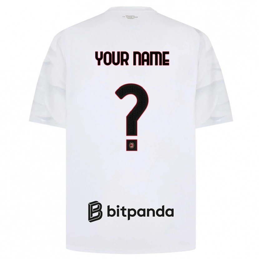 Danxen Homem Camisola Seu Nome #0 Branco Vermelho Preto Alternativa 2026/27 Camisa