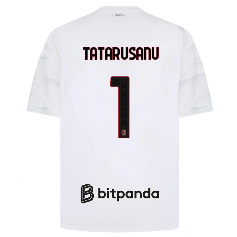 Danxen Homem Camisola Ciprian Tatarusanu #1 Branco Vermelho Preto Alternativa 2026/27 Camisa