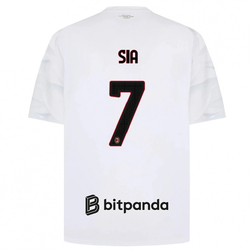 Danxen Homem Camisola Diego Sia #7 Branco Vermelho Preto Alternativa 2026/27 Camisa