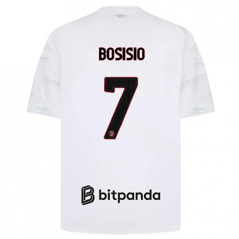 Danxen Homem Camisola Josue Bosisio #7 Branco Vermelho Preto Alternativa 2026/27 Camisa