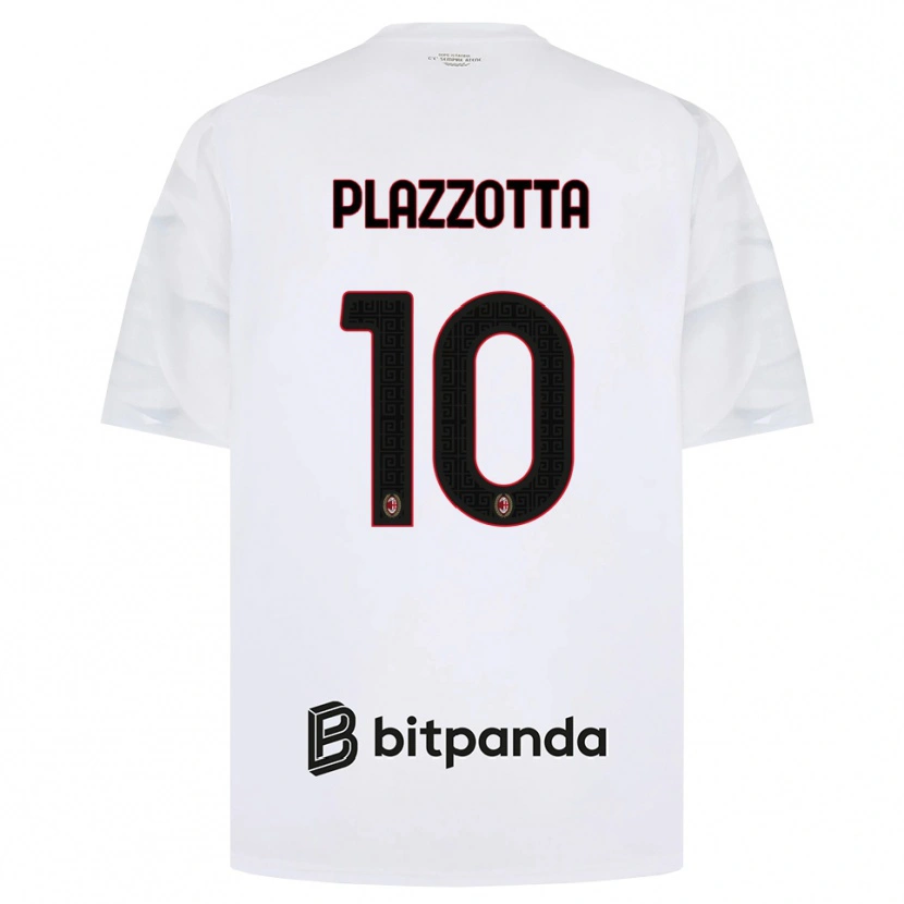 Danxen Homem Camisola Filippo Plazzotta #10 Branco Vermelho Preto Alternativa 2026/27 Camisa