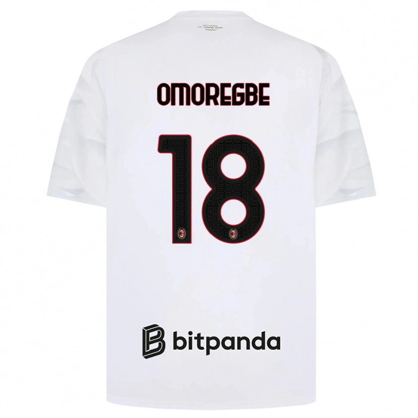 Danxen Homem Camisola Bob Murphy Omoregbe #18 Branco Vermelho Preto Alternativa 2026/27 Camisa