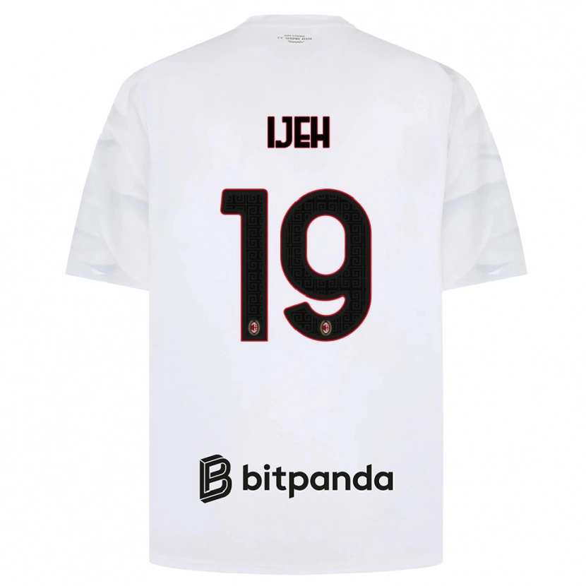 Danxen Homem Camisola Evelyn Ijeh #19 Branco Vermelho Preto Alternativa 2026/27 Camisa