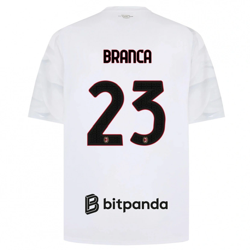 Danxen Homem Camisola Simone Branca #23 Branco Vermelho Preto Alternativa 2026/27 Camisa