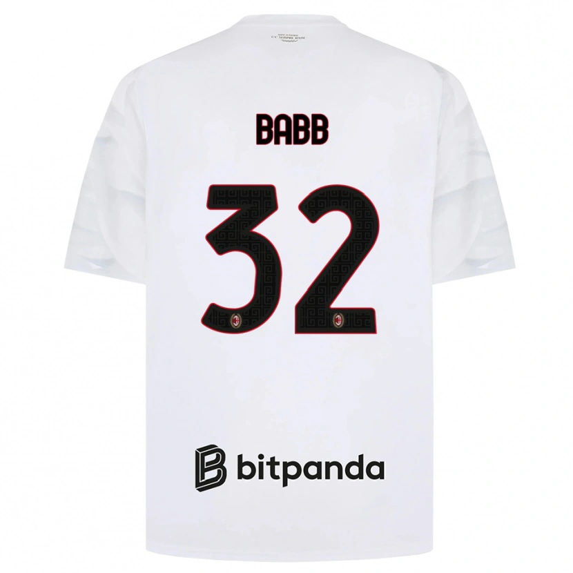 Danxen Homem Camisola Selena Delia Babb #32 Branco Vermelho Preto Alternativa 2026/27 Camisa