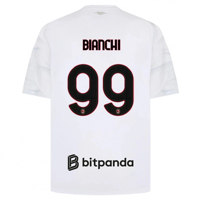 Danxen Homem Camisola Alessandro Bianchi #99 Branco Vermelho Preto Alternativa 2026/27 Camisa