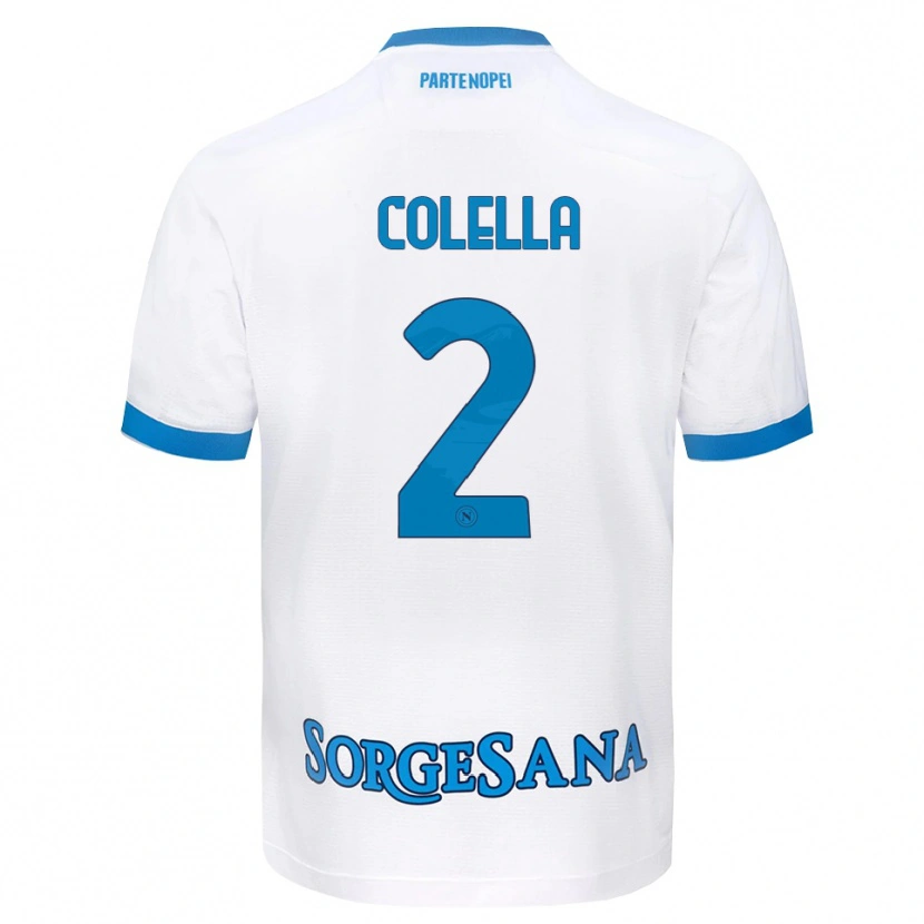 Danxen Homem Camisola Raffaele Colella #2 Azul Celeste Branco Alternativa 2026/27 Camisa