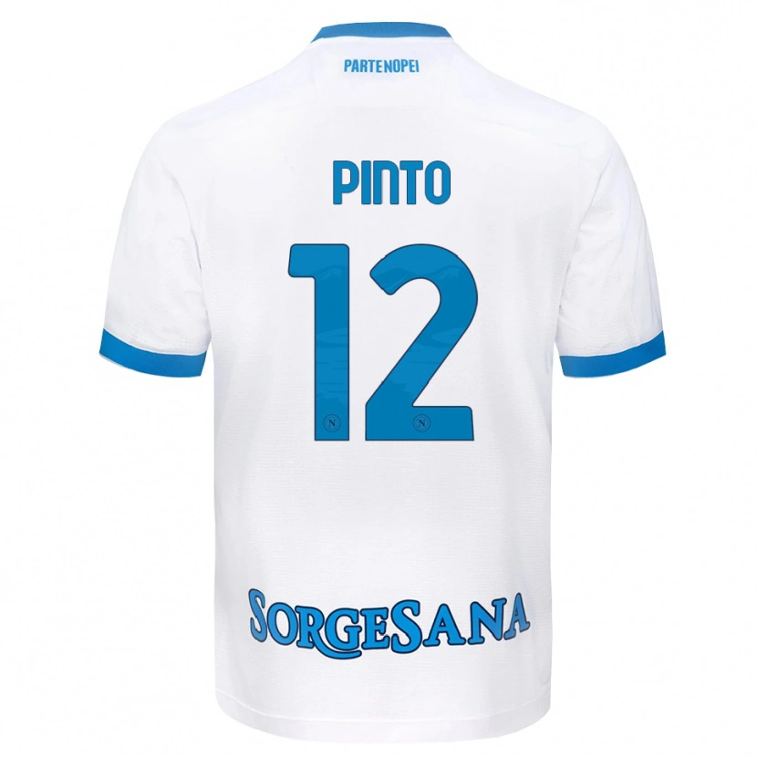 Danxen Homem Camisola Ciro Pinto #12 Azul Celeste Branco Alternativa 2026/27 Camisa