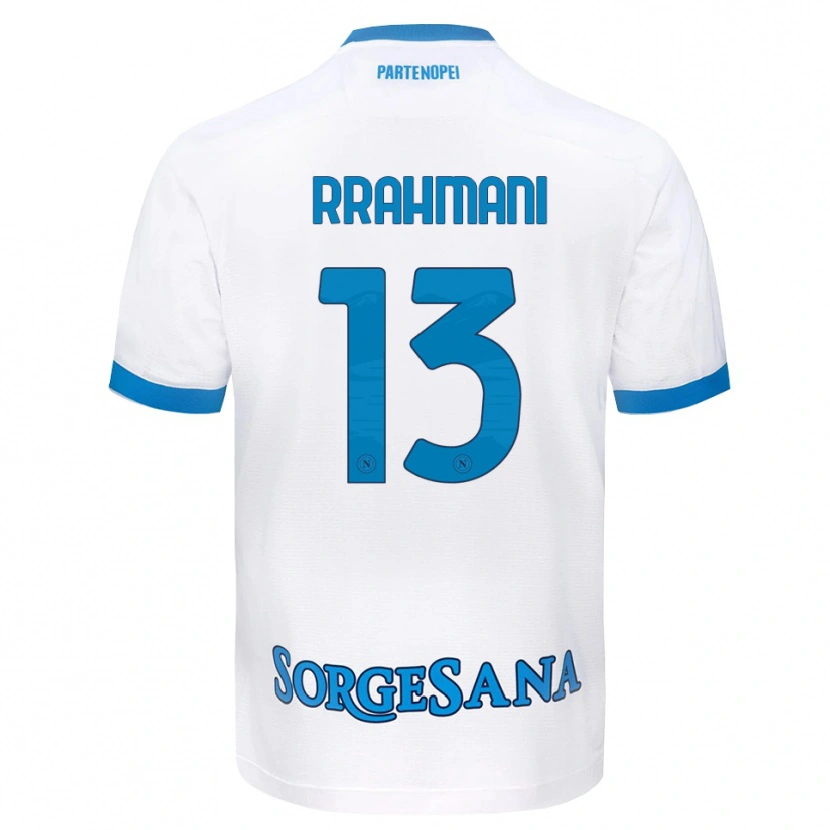 Danxen Homem Camisola Amir Rrahmani #13 Azul Celeste Branco Alternativa 2026/27 Camisa
