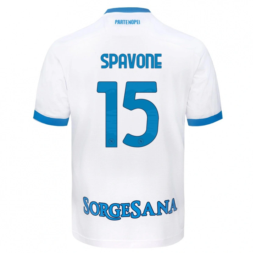 Danxen Homem Camisola Alessandro Spavone #15 Azul Celeste Branco Alternativa 2026/27 Camisa