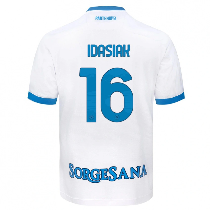 Danxen Homem Camisola Hubert Idasiak #16 Azul Celeste Branco Alternativa 2026/27 Camisa