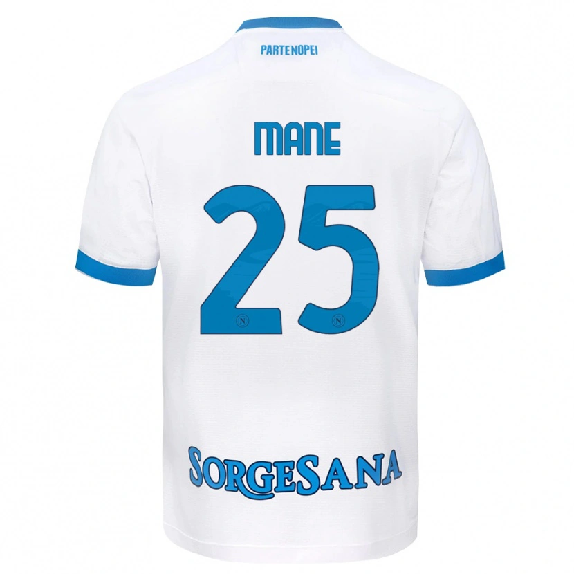 Danxen Homem Camisola Balla Mousa Mane #25 Azul Celeste Branco Alternativa 2026/27 Camisa