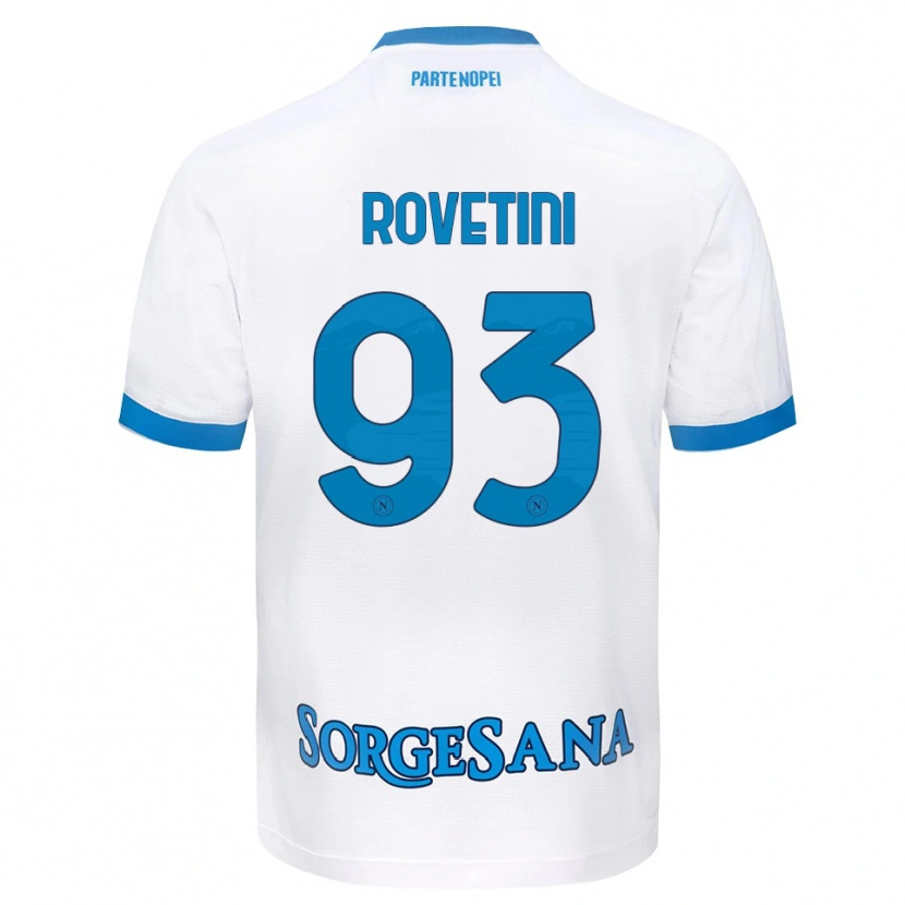 Danxen Homem Camisola Alessandro Rovetini #93 Azul Celeste Branco Alternativa 2026/27 Camisa