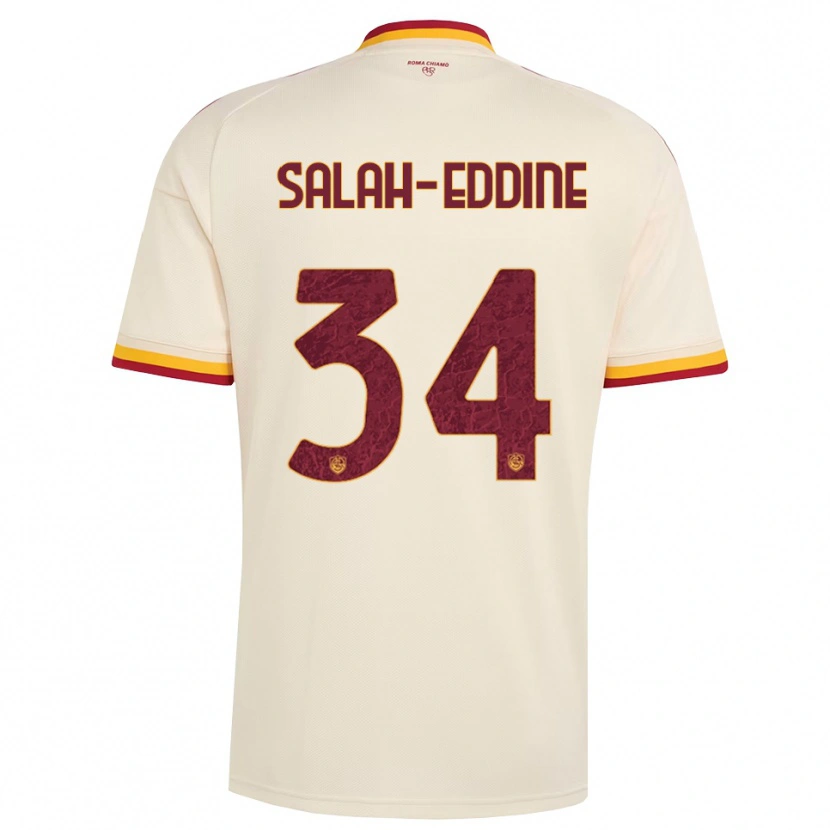 Danxen Homem Camisola Anass Salah-Eddine #34 Champagne Vermelho Amarelo Alternativa 2026/27 Camisa