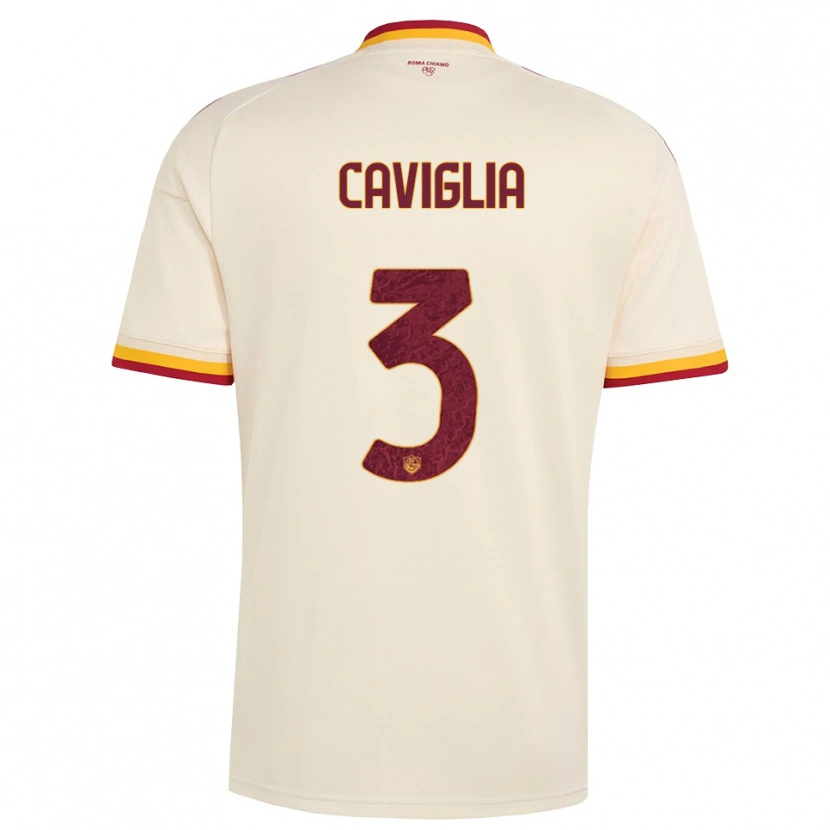 Danxen Homem Camisola Manuel Caviglia #3 Champagne Vermelho Amarelo Alternativa 2026/27 Camisa