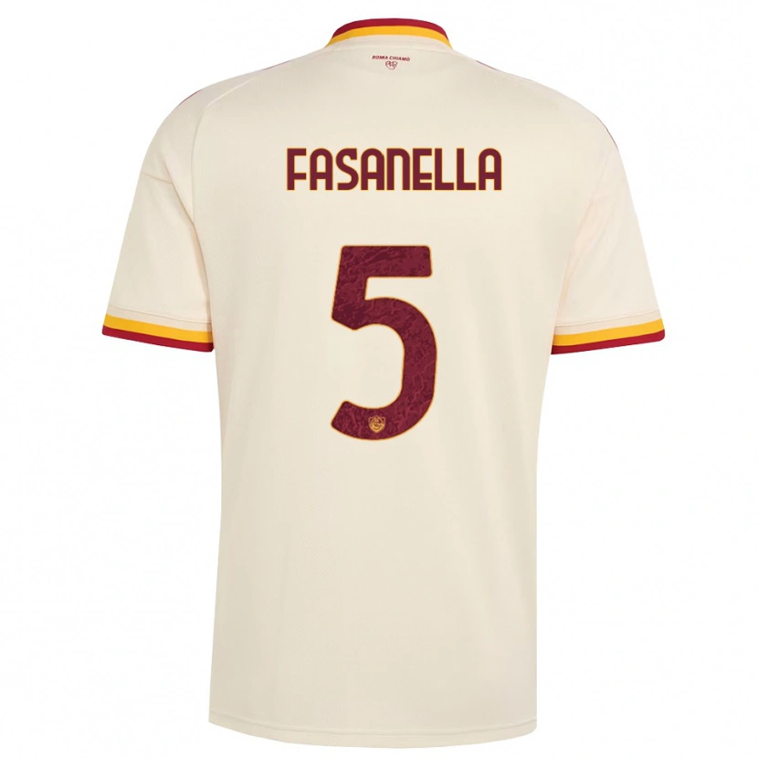 Danxen Homem Camisola Rafael Fasanella #5 Champagne Vermelho Amarelo Alternativa 2026/27 Camisa
