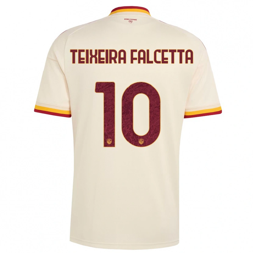 Danxen Homem Camisola Pietro Teixeira Falcetta #10 Champagne Vermelho Amarelo Alternativa 2026/27 Camisa