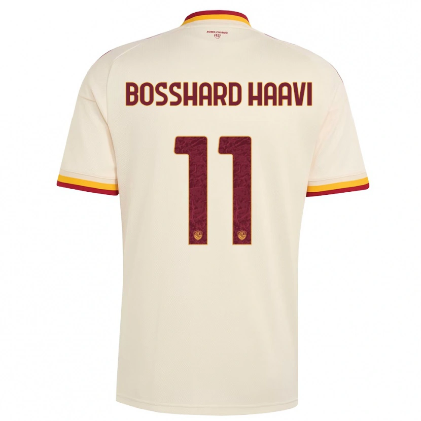 Danxen Homem Camisola Emilie Bosshard Haavi #11 Champagne Vermelho Amarelo Alternativa 2026/27 Camisa