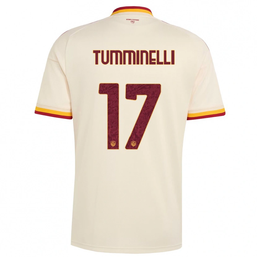 Danxen Homem Camisola Gianmarco Tumminelli #17 Champagne Vermelho Amarelo Alternativa 2026/27 Camisa