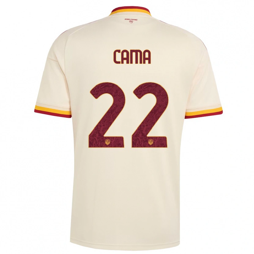 Danxen Homem Camisola Cristian Cama #22 Champagne Vermelho Amarelo Alternativa 2026/27 Camisa