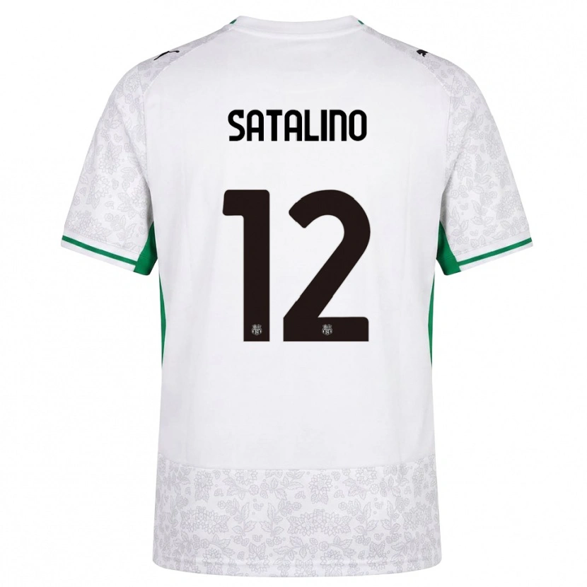 Danxen Homem Camisola Giacomo Satalino #12 Verde Preto Branco Alternativa 2026/27 Camisa