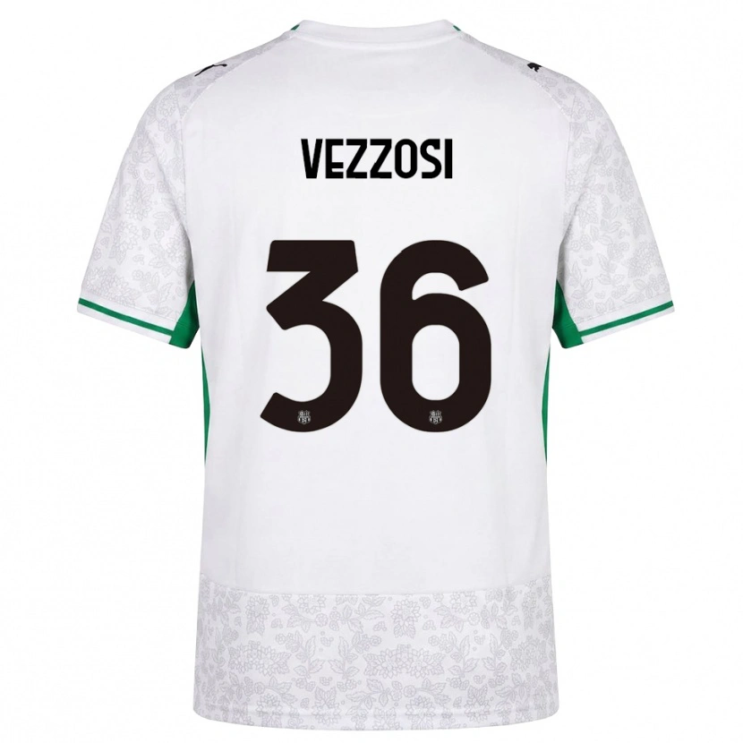 Danxen Homem Camisola Giorgio Vezzosi #36 Verde Preto Branco Alternativa 2026/27 Camisa