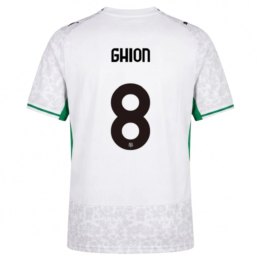 Danxen Homem Camisola Andrea Ghion #8 Verde Preto Branco Alternativa 2026/27 Camisa