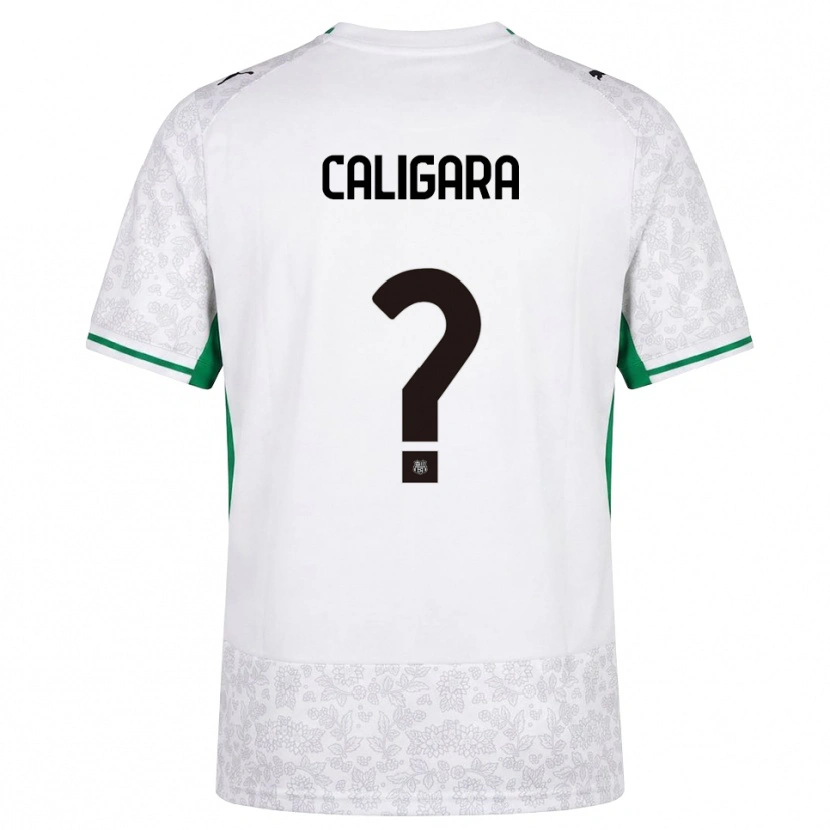 Danxen Homem Camisola Fabrizio Caligara #0 Verde Preto Branco Alternativa 2026/27 Camisa